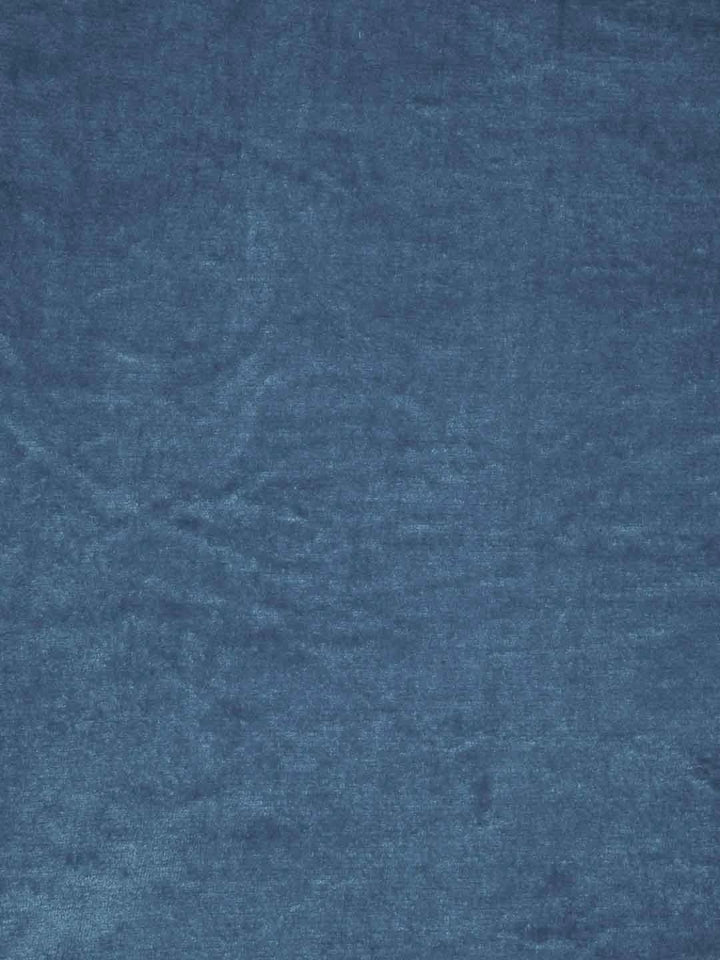 Myntra Elegant Homes Turquoise Blue Woolen  300 TC Single Bedsheet with 1 Pillow Covers