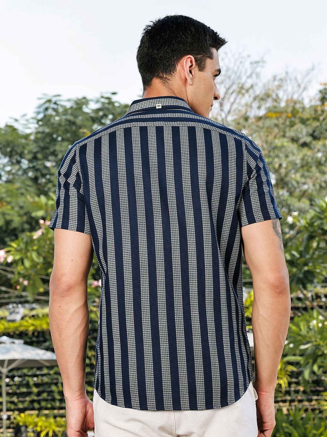 Thomas Scott Striped Premium Slim Fit Casual Shirt