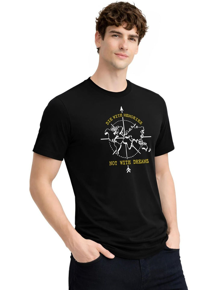 ADRO Men Typography Printed T-shirt