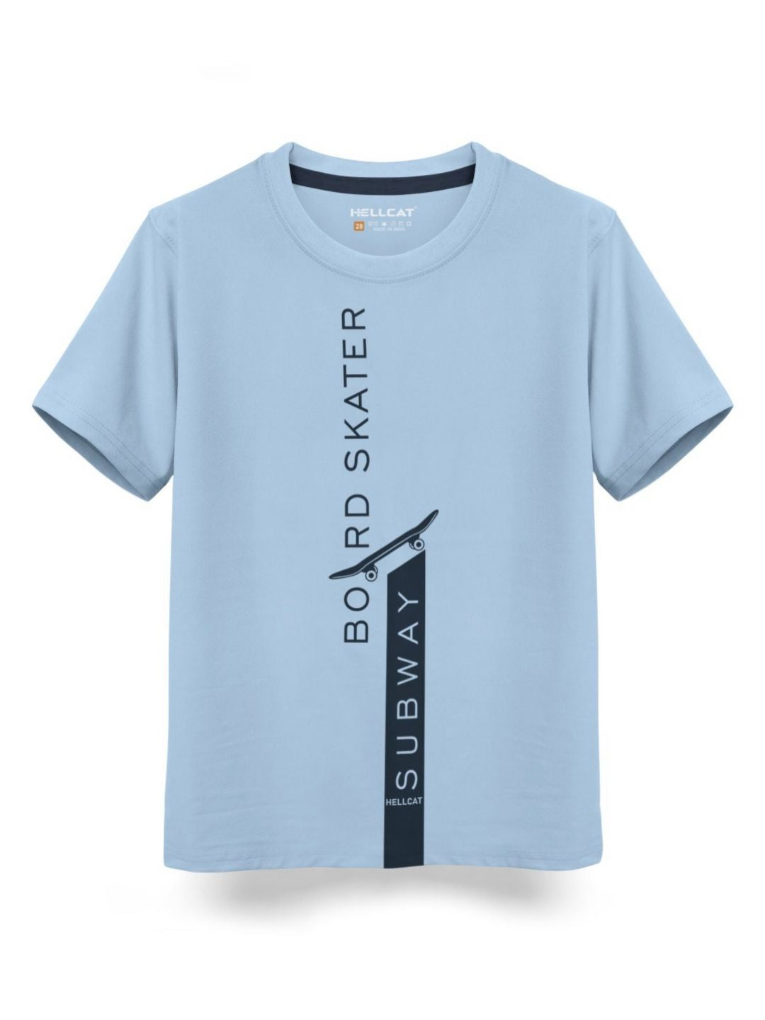 HELLCAT Boys Typography 3 Printed T-shirt