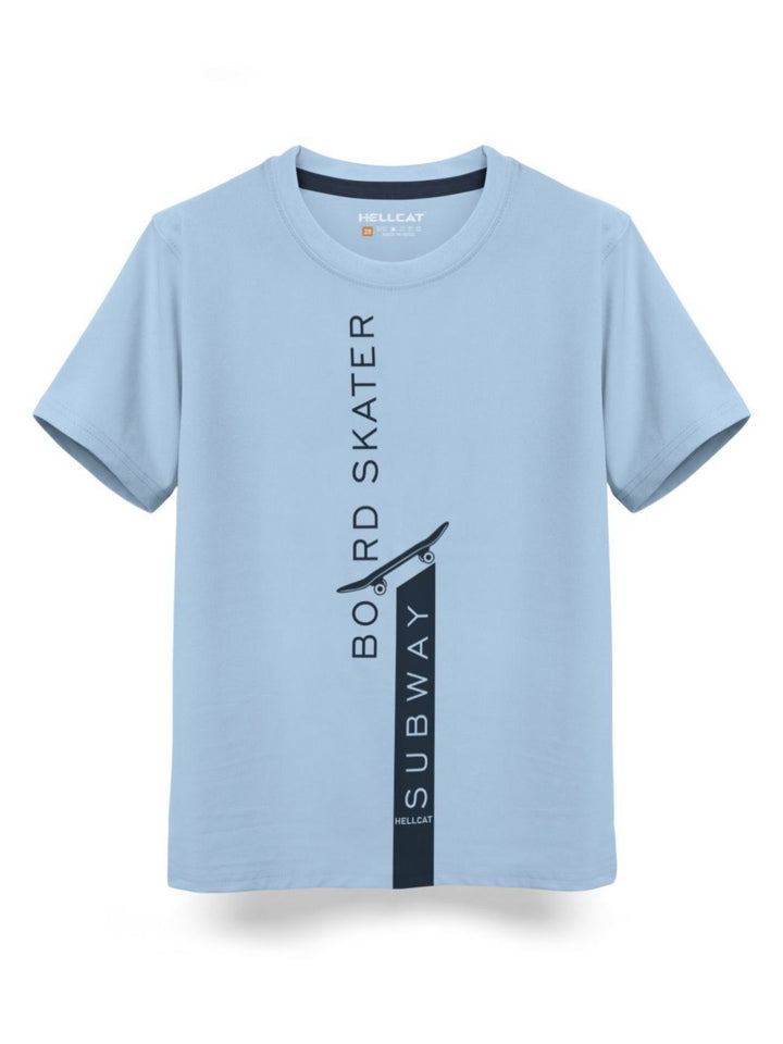 HELLCAT Boys Typography 3 Printed T-shirt