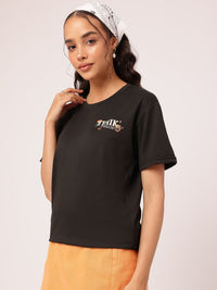 DressBerry Graphic Goals Drop-Shoulder T-shirt