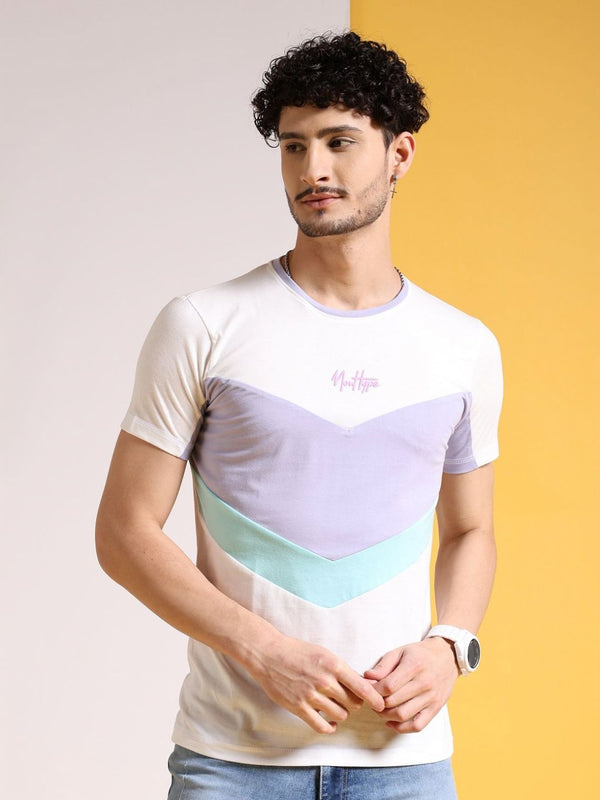The Indian Garage Co Men Colourblocked T-shirt
