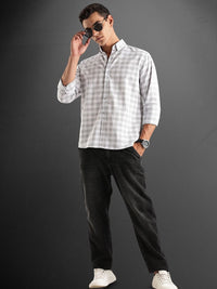 ADRO Standard Tartan Checks Baju Kasual Kapas