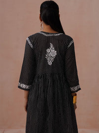 Motif Etnik House of Chikankari Cetak Pakaian Maxi
