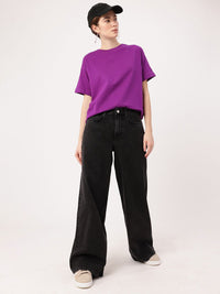 DressBerry Rebel Destiny Printed Drop Shoulder Relaxed Fit T-shirt