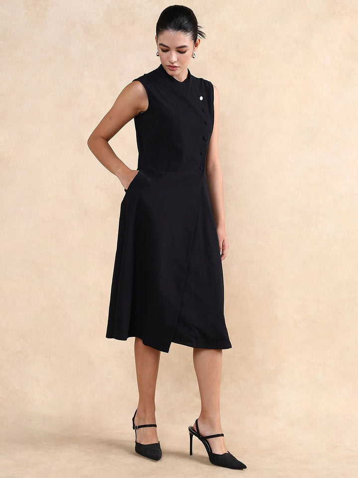 Pakaian Midi Formal A-Line Wanita RAREISM