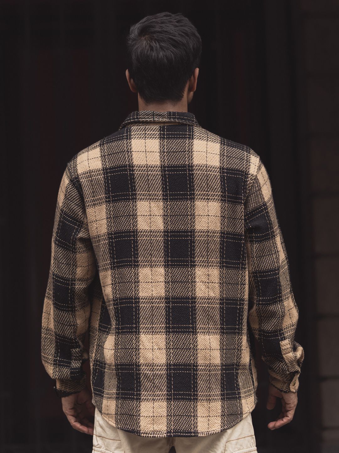 Powerlook Men Tartan Checks Opaque Checked Casual Shirt