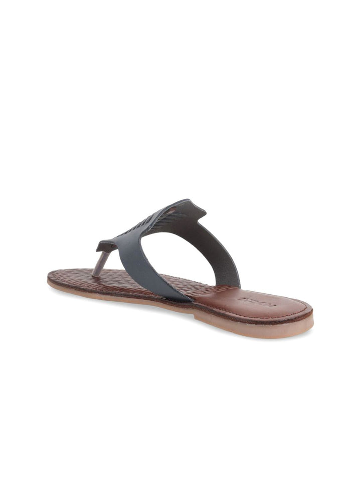 Mochi Printed Leather Wedge with Laser Cuts