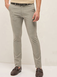 THE BEAR HOUSE Men Slim Fit Trousers