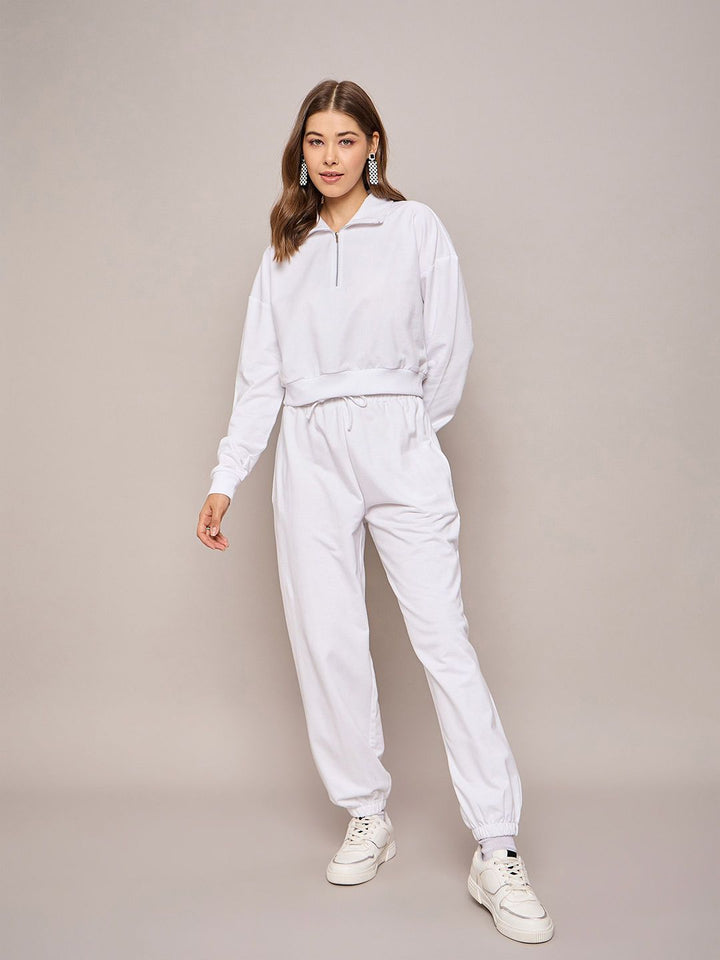 SASSAFRAS BASICS Women Oversized Zipper Sweatshirt