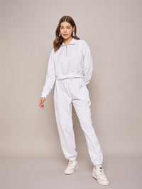 SASSAFRAS BASICS Women Oversized Zipper Sweatshirt