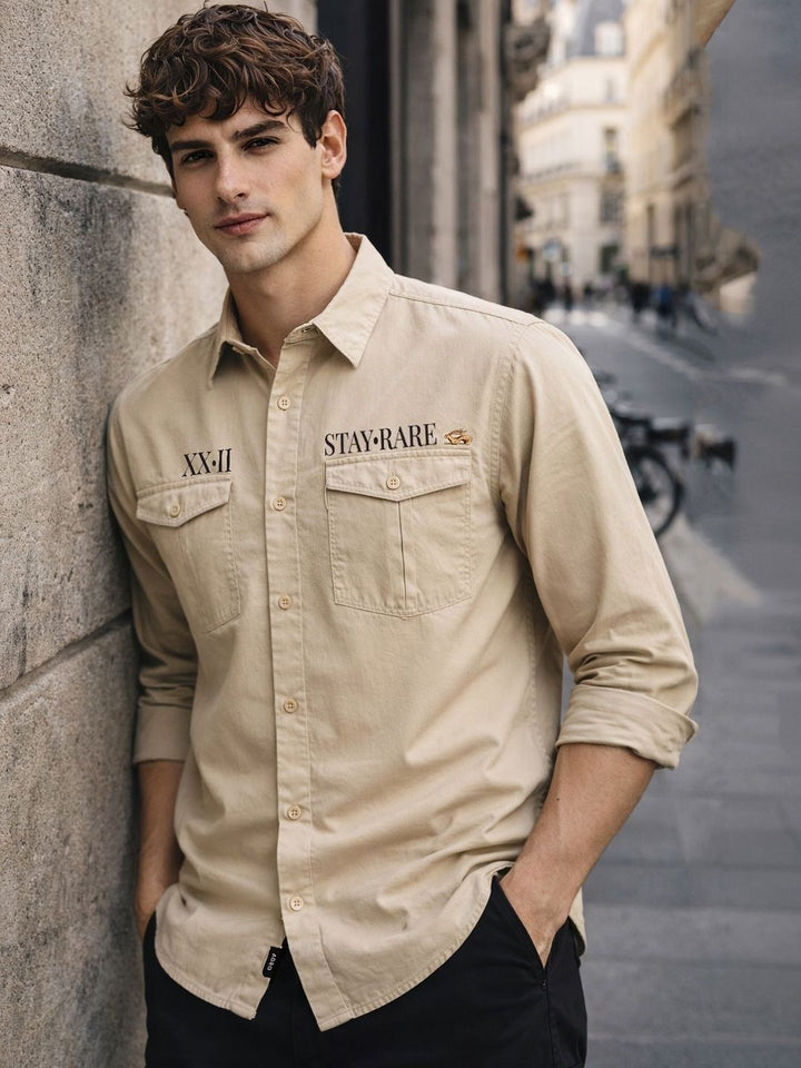 ADRO Men Standard Printed Casual Shirt