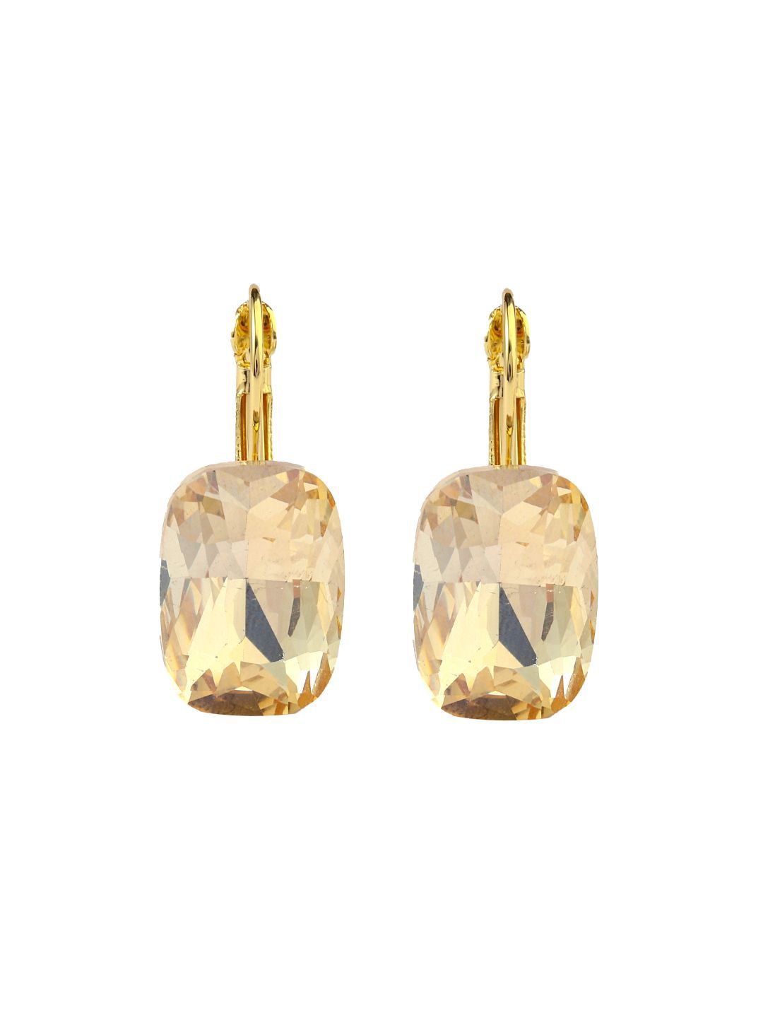 SALTY Gem Stone Studded Contemporary Celestial Drop Earrings