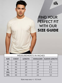 ADRO Round Neck Skin-Friendly Regular Fit Casual T-shirt
