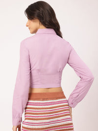 DressBerry Peak-A-Boo Cut-Out Fitted Top
