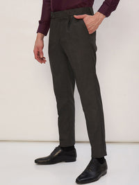 DENNISON Men Smart Tapered Fit Pleated Trousers