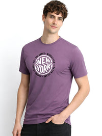 ADRO Men Typography Printed T-shirt