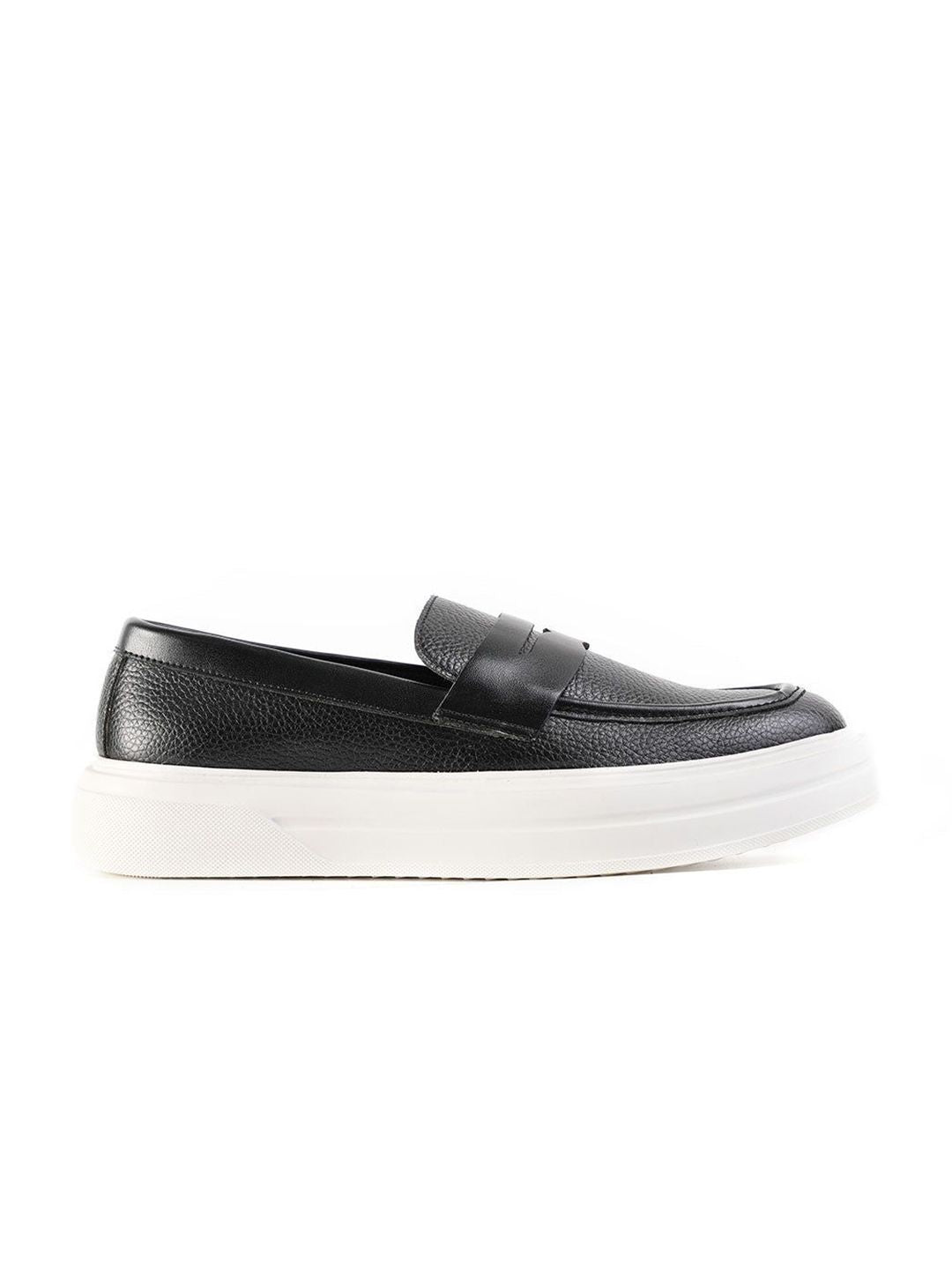 MONKSTORY Sneakers Slip-On Chunky Luxe - Hitam Diraja