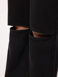 DressBerry Women Rebel Slash Knee Straight Fit Pure Cotton Jeans