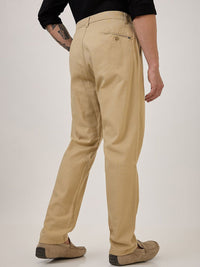 SPYKAR Men Cotton Pleated Regular Trousers