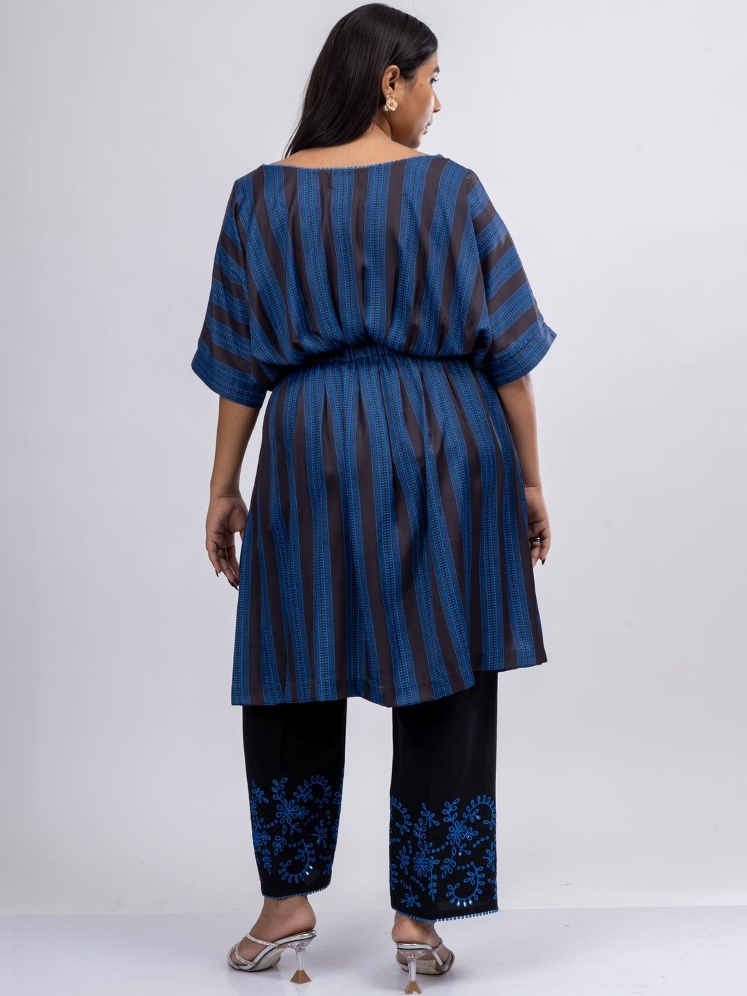 Mamicha Printed Round Neck Top & Trousers Co-Ords