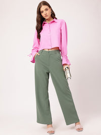 DressBerry Dreamy Designs Bell Sleeve Bow-Detail Shirt
