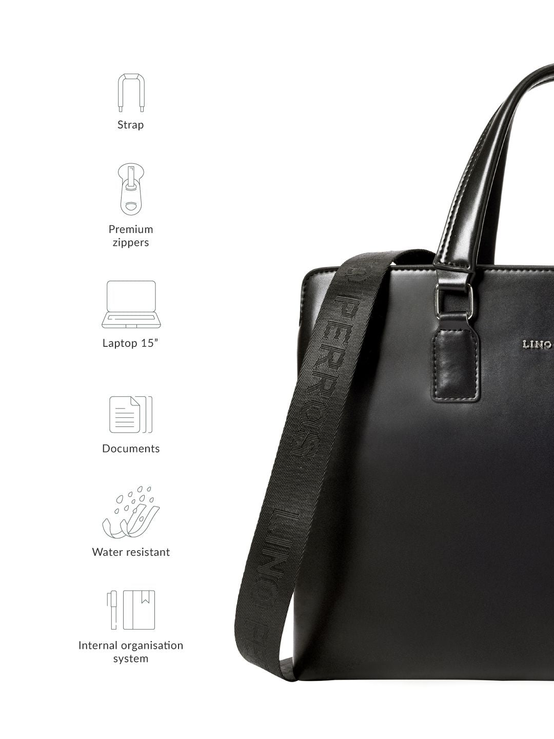 Lino Perros Unisex Laptop Bag - 16 inch