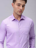 The Indian Garage Co. X Luxe Men Spread Collar Solid Cotton Slim Fit Formal Shirt