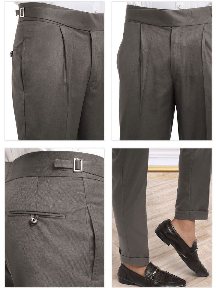 Seluar Gurkha Formal Fit Slim Fit Coklat Lelaki