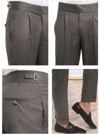 Seluar Gurkha Formal Fit Slim Fit Coklat Lelaki