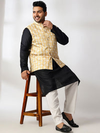 SOJANYA PLUS Men Printed Nehru Jacket