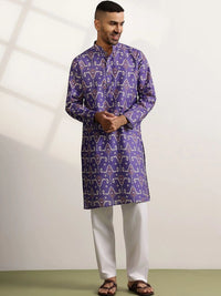 Anouk Men Printed Regular Kurta with Pyjamas
