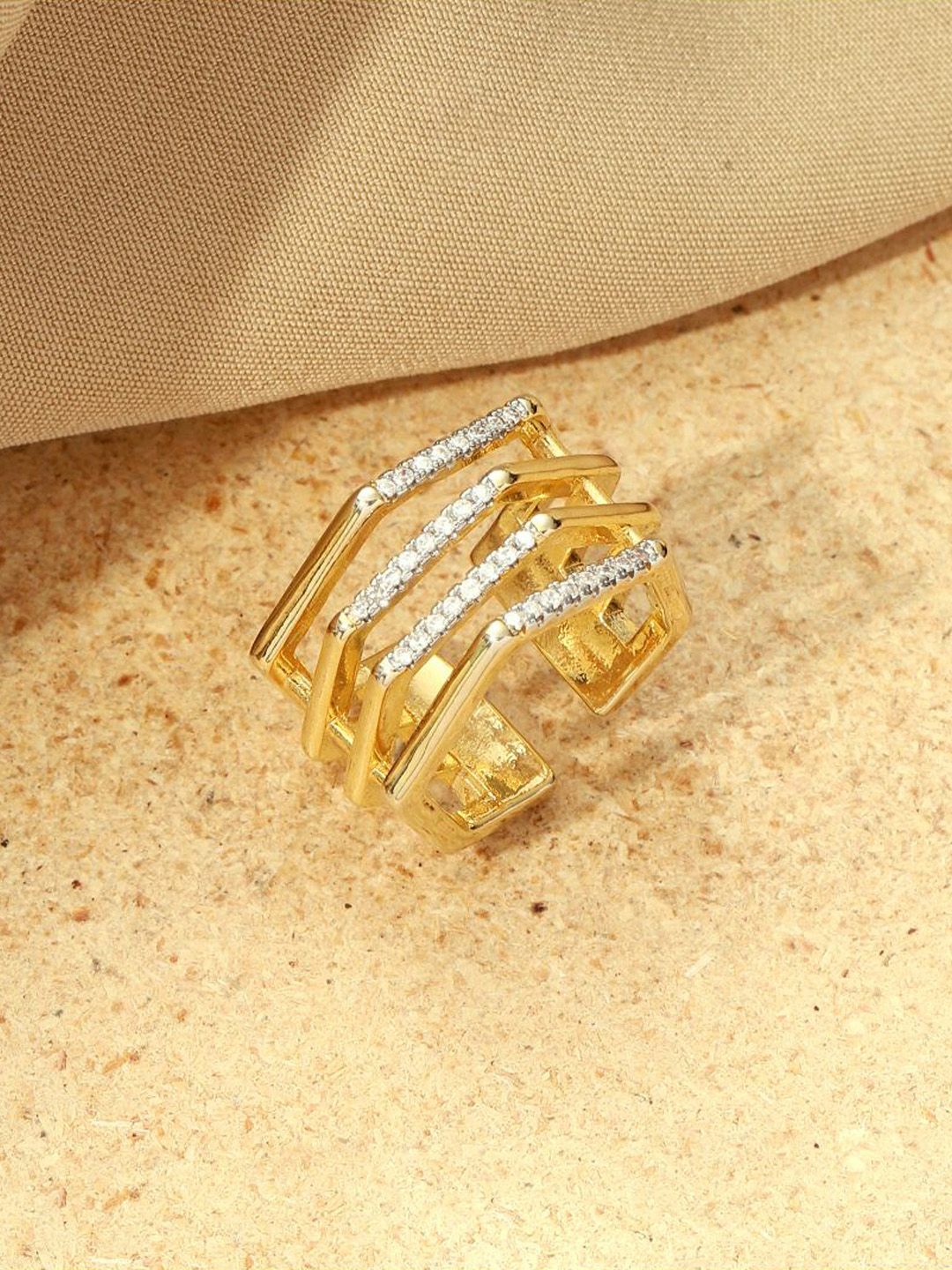 Cincin jari berlian asin Caroline