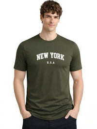 ADRO Men Typography Printed T-shirt