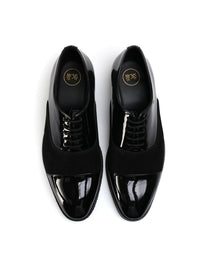 MONKSTORY Men Tuxedo Lace-ups Formal Oxfords