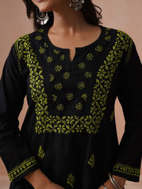 House of Chikankari Women Ethnic Motifs Embroidered Thread Work Kurta