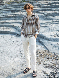 Campus Sutra Men Comfort Striped Casual Shirt