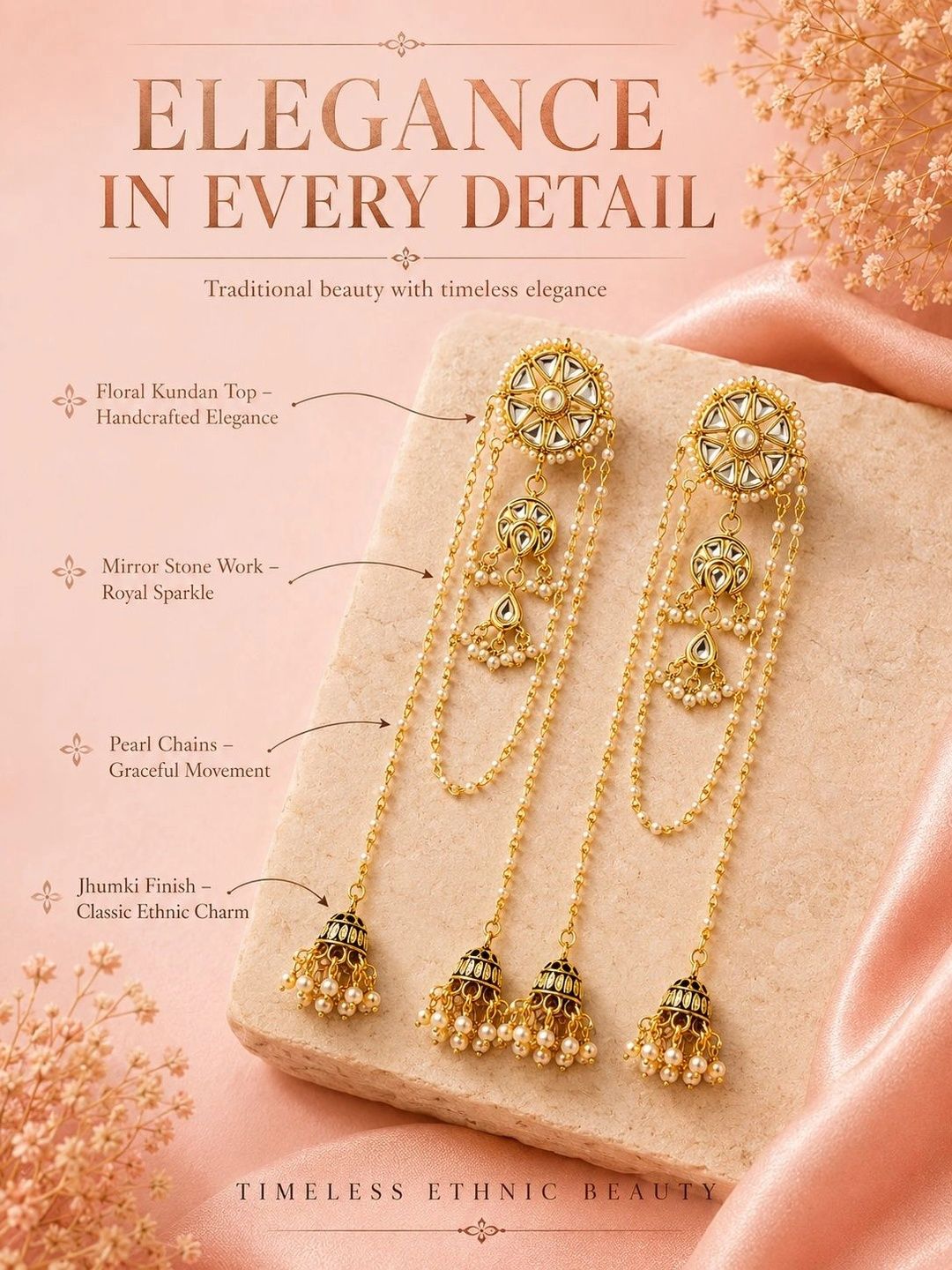 PANASH Circular Drop Earrings