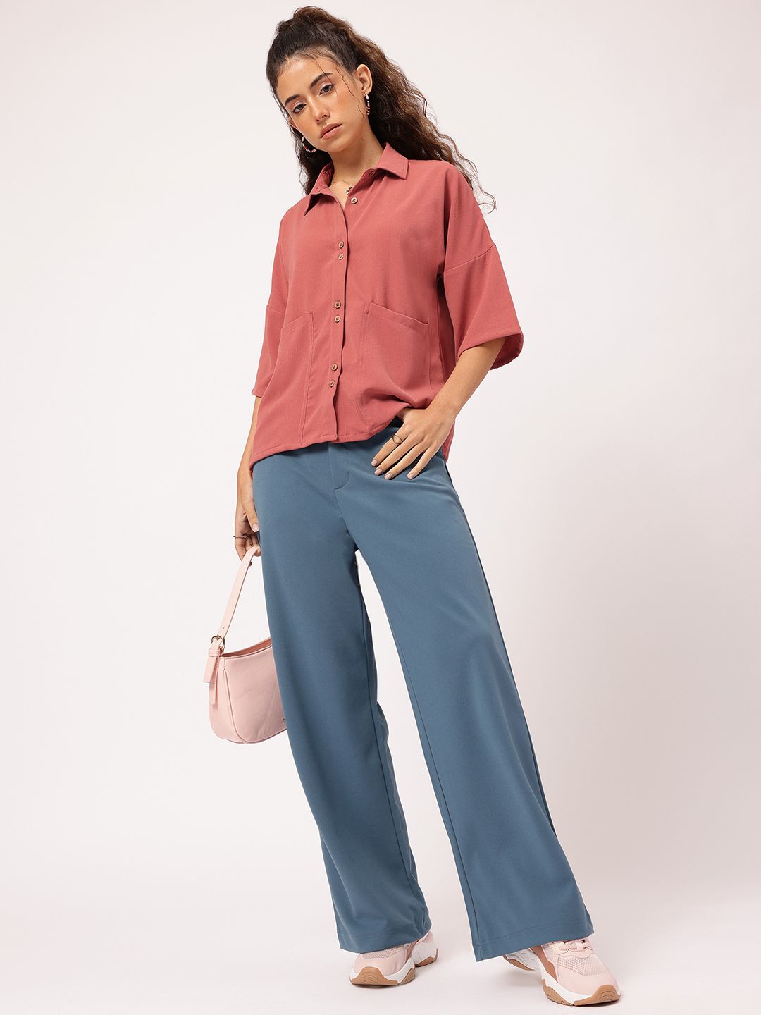 DressBerry Drop Sleeve Relaxed Shirt