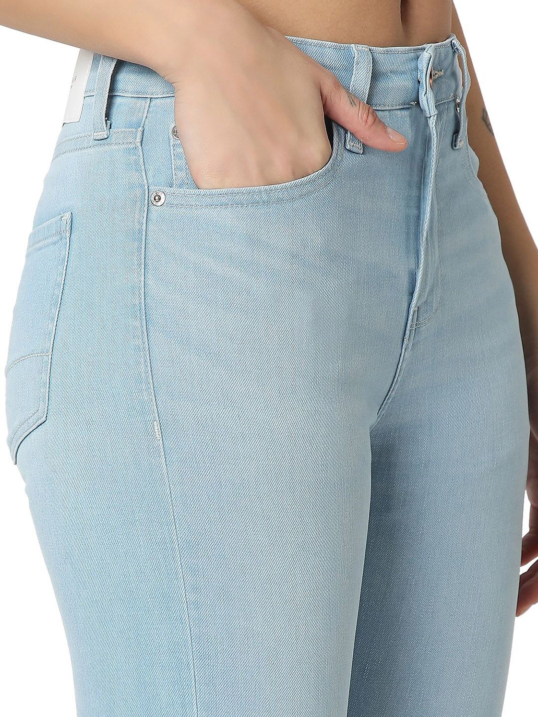 SPYKAR Women Super Skinny Fit High-Rise Light Fade Jeans