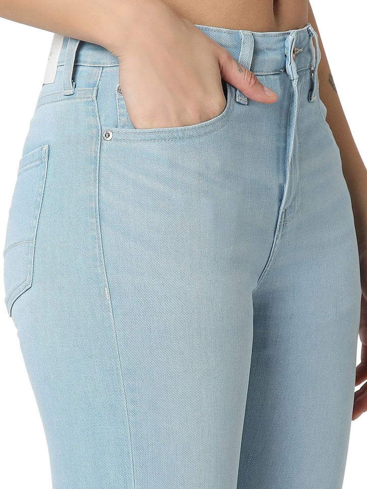 SPYKAR Women Super Skinny Fit High-Rise Light Fade Jeans