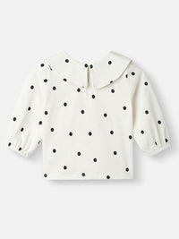 Nautinati Girls Cotton Disney Polka Dot Set Of Top & Bottoms