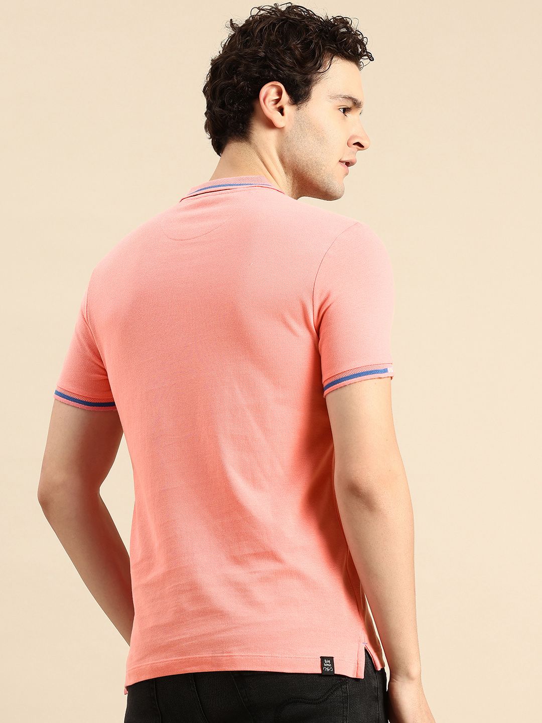 Being Human Polo Collar Pure Cotton T-shirt