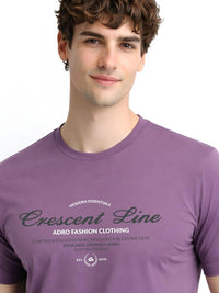 ADRO Men Typography Printed T-shirt
