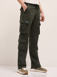 THE BEAR HOUSE Men Cotton Regular Fit Cargos
