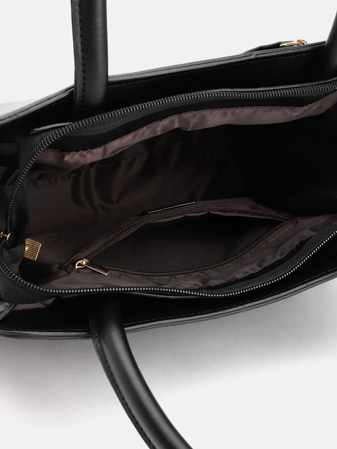 DressBerry Structured Handheld Bag with Detachable Sling Strap