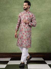 SOJANYA Men Floral Printed Kurta