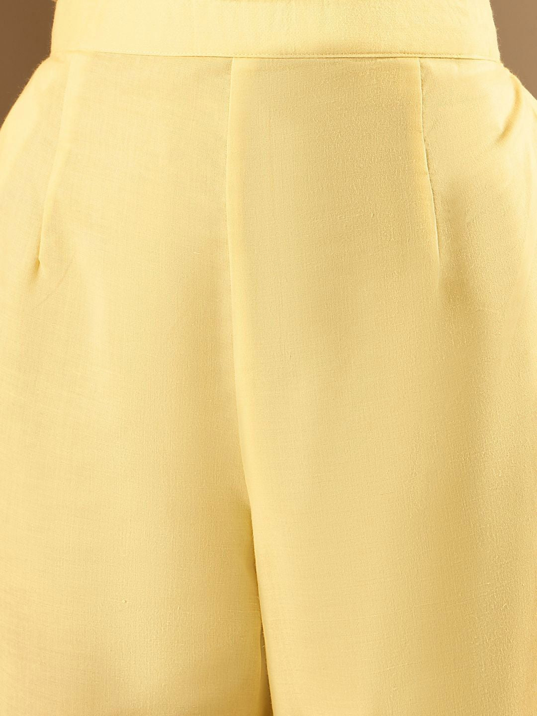Indo Era Floral Embroidered Thread Work Pure Cotton Straight Kurta With Trousers & Dupatta