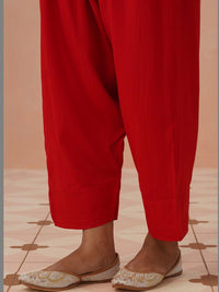 House of Chikankari Women Regular Chikankari Kurta with Trousers